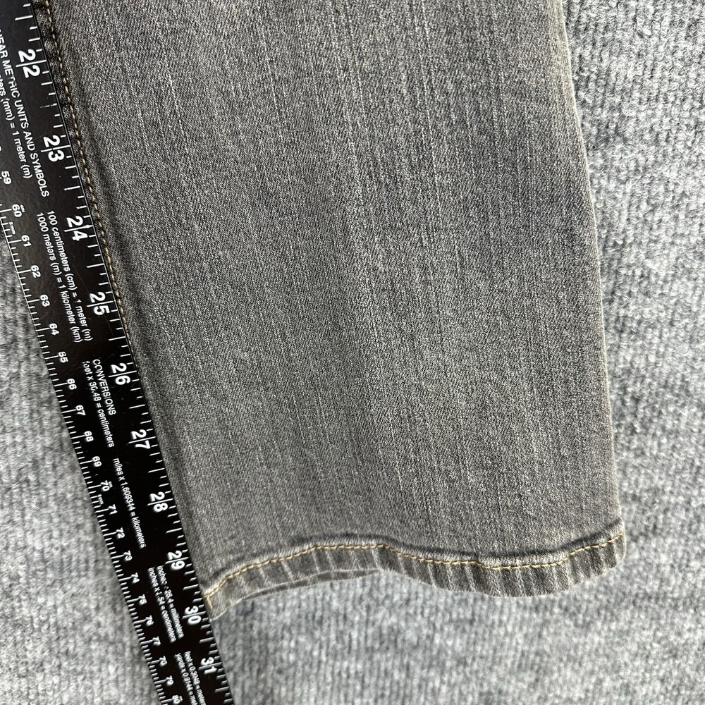 Harley Davidson Jeans Women's Size 2β Gray Boot Cut Flare Stretch - Picture 10 of 11